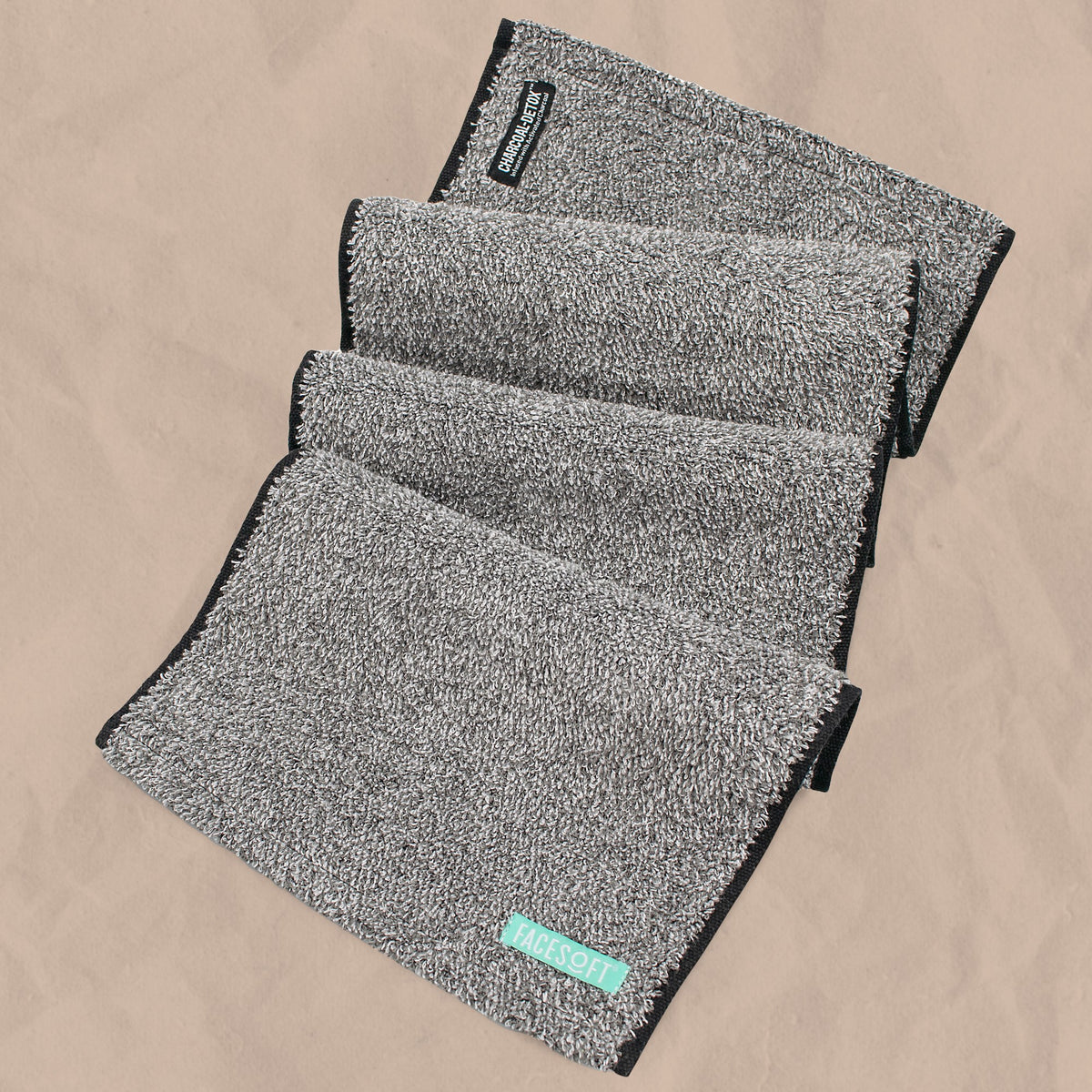 CharcoalDetox Active Facesoft Sweat Towels FaceSoft Towel Company