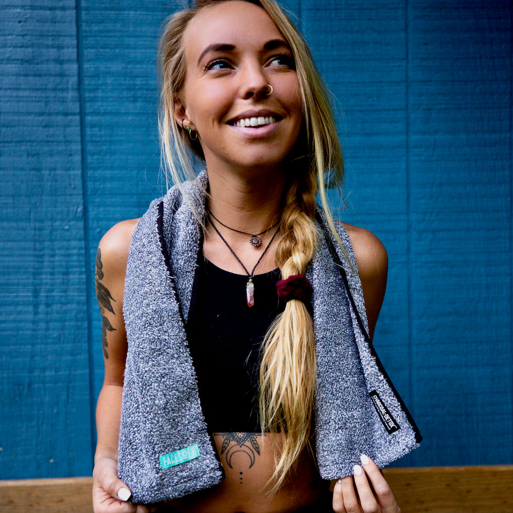 CharcoalDetox Active Facesoft Sweat Towels FaceSoft Towel Company