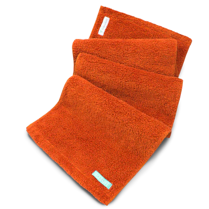 3PK Summer Sunset Eco-Soft Workout Towels - 1 Orange, 1 Pink, 1 Yellow