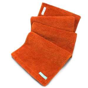 3PK Summer Sunset Eco-Soft Workout Towels - 1 Orange, 1 Pink, 1 Yellow