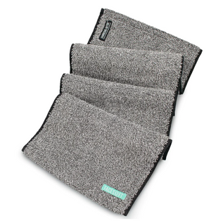 3PK MERRY Eco-Sweat Towels - 1 Charcoal, 1 White, 1 Red