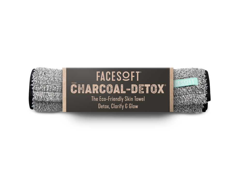 Charcoal detox® Infused charcoal Active size towel – FaceSoft