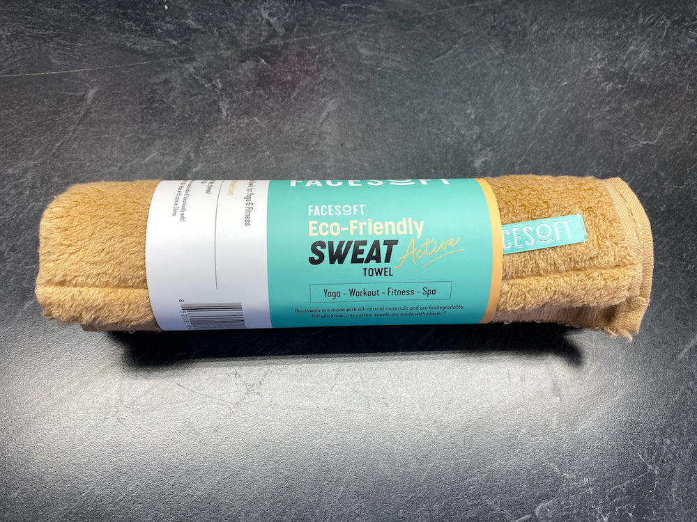 Active Hazelnut Eco Sweat Towel - NEW – FaceSoft Towel Company