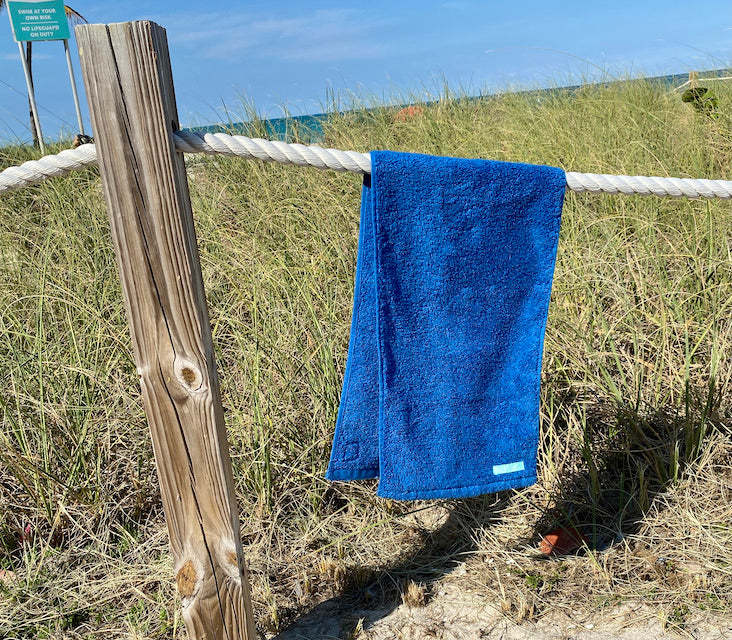 Sweat Active Towel Blue Color Eco Friendly