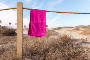 Sweat Towel Active Pink Eco Friendly Facesoft