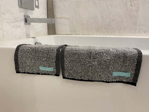 Sweat Towel 2pk Mini Nano Charcoal Detox Bath